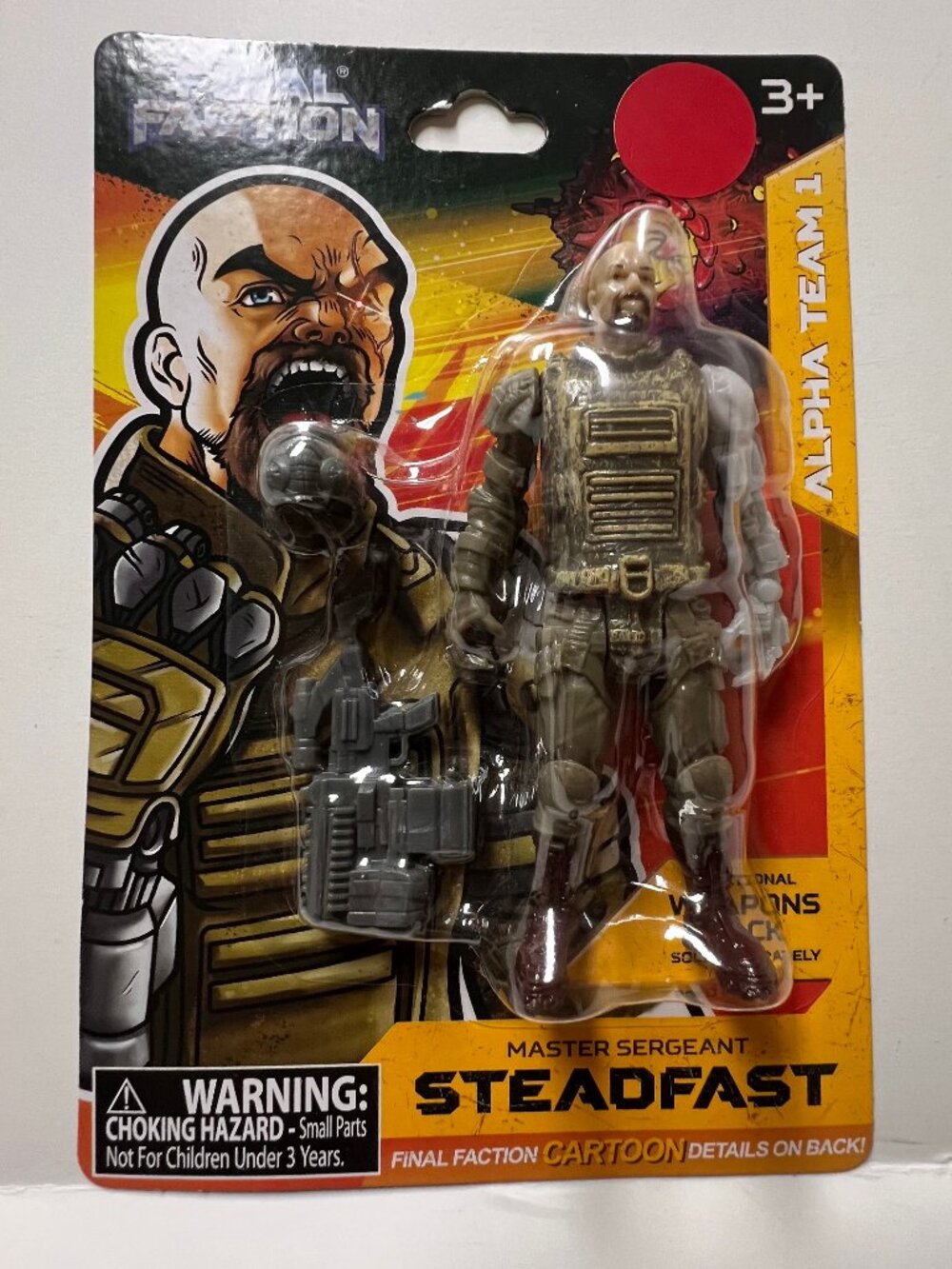 Final Faction Alpha Team 1 Action Figure - Master Sergeant (MSGT) Steadfast